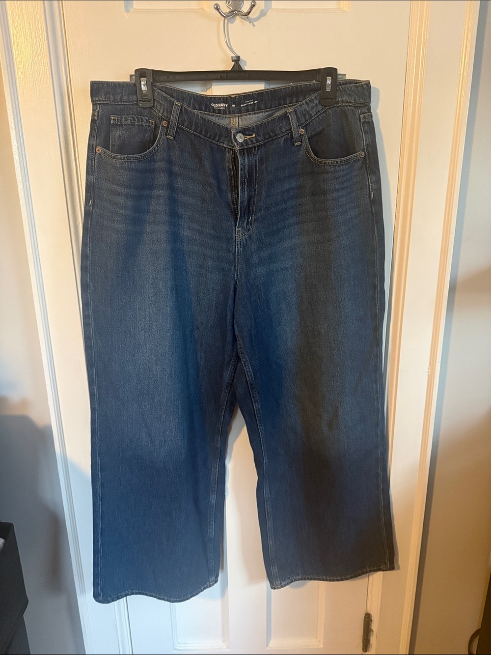 Old Navy Dark Blue Wide Leg Jeans